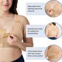 Care+Wear - Post Mastectomy Recovery Bra (Nude, XXX-Large) - Comfortable Post-Surgery Support - Breathable, Adjustable and Front Opening