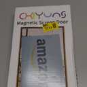 CHIYUNS Reversible Left Right Side Opening Screen Door Mesh Magnetic Closure Heavy Duty, Self Closing Fiberglass Bug Net with Magnet for Sliding Doors & Doorway, Pet Friendly, 36 x 80 inch