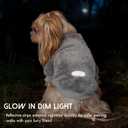 3 Pack Dog Sweater Clothes for Small Dogs Girls Boys with Reflective Strip Small Dog Sweaters Coat Soft Warm Pet Puppy Clothes Sweater (Grey+Blue+Navy, S(Back:8.26",Chest:12.20", Neck:9.05"))