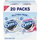 OREO Gluten Free Original & Double Stuf Chocolate Sandwich Cookies Variety Pack, Gluten Free Cookies, 20 Snack Packs (2 Cookies Per Pack) (EXP 07/09/26)