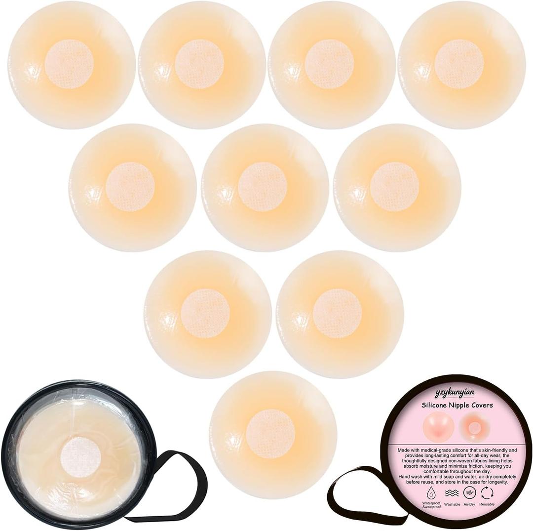 2 x Pasties Nipple Covers 5 Pairs for Women (M)