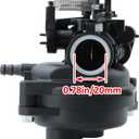 KIKITE 799584 Carburetor Compatible with Briggs and Stratton 550EX 625EX 675EX 725EXi 09P702 103M02 TB110 TB200 LC121P Lawn Mower Engine replace 594058 594057 592361 594529 Lawnmower Carburetor