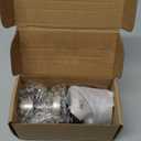 Mega Handles Buena Dummy Door Knob - 2 Pack Heavy Duty Dummy Door Knobs, Non-Turning Satin Nickel Door Knob for Closet & French Doors, Single Side, Fits All Standard Doors - Satin Nickel