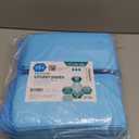 MED PRIDE Disposable Chux Pads 23in X 36in, Super Absorbent Bed Pads for Incontinence, Underpads for Adults, Kids, Pets (50 Count (Pack of 1) Blue/White)