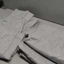 Vision Home Silver Grey Pinch Pleated Full Blackout Curtains Room Darkening Window Curtains 120 inch for Living Room Bedroom Thermal Insulated Pinch Pleat Drapes with Hooks Back Tab 2 Panel 40"Wx120"L