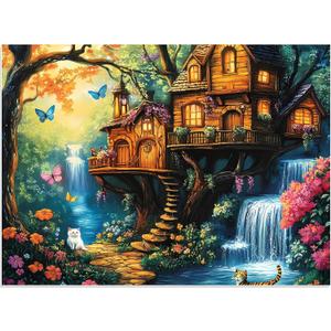 Puzzles for Adults 500 Pieces, Nature Jigsaw Puzzles 500 Piece for Adults Seniors, Challenging Puzzle Perfect for Game Nights, Great Gift for Jigsaw Puzzle Lovers, Size: 20.5" x 15"