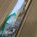 WOWLIVE Corner Bread Box for Kitchen Countertop, Double Layer Bamboo Bread Storage Container, Large Farmhouse Bread box with Acrylic Wavy Door Panel, Under Cabinet Organizer (Natural, Extra Large)