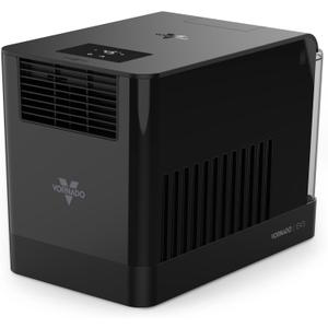 Vornado EV3 Whole Room Evaporative Humidifier, 1.5 gal Capacity, Electronic Humidistat, Top Fill, 54-Hour Run Time, 10 Speed Settings, Energy Efficient, 2 Antimicrobial Wicks, Easy To Clean, Black