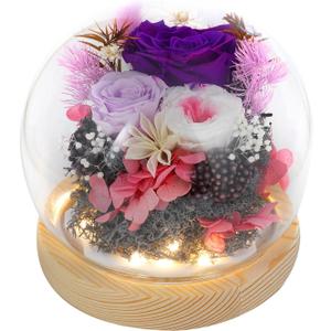 Personalized, Birthday Gifts for Women Preserved Flowers Eternal Roses in Elegant Box - Thoughtful, for Women,Valentines Day Gifts for Her Wife Mom or Grandma