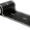 PlayTape Road Tape for Toy Cars - Sticks to Flat Surfaces, No Residue; 30 ft. x 4 in. Asphalt Road