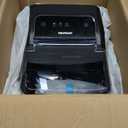 Nugget Ice Maker Countertop, 35lbs/24H Sonic & Chewable Pellet Ice, Portable Crushed Ice Machine, Self-Cleaning Anti-Scale System, 10 Cleaning Packets, Quiet Operation, Stainless Steel (Black)