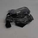 Clear Sling Bag, Stadium Approved PVC Crossbody Backpack, Clear Casual Chest Daypack for Hiking, Stadium or Concerts (Black)