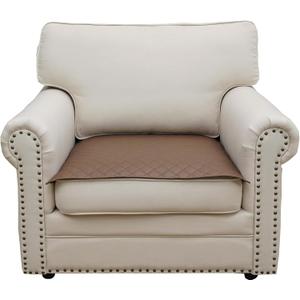 Eismodra Couch Covers for 3 Cushion Couch Sofa Armrest Chair Cover Sectional Slipcovers Washable Furniture Protector for Dogs Pet L Shaped,Light Brown 28 x 28 inches (Only 1 Piece)