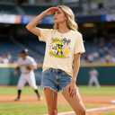 Women Baseball Tank Tops Game Day Sleeveless Tops Baseball Heart Graphic Tee Vest Casual Softball Mom Tee Tops (Beige, L)