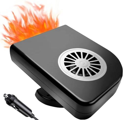 180W 12 Volt Car Heater That Plugs Into Cigarette Lighter, Portable Car Defroster Windshield Heater