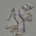 Dog Playpen Connectors, Easy to Install and Remove, Clear Dog Playpen Connector Buckles for 23.6" Height 10 Panels Pen (White, Whole Set, Top+Bottom)