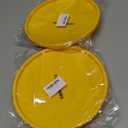 Pack of 2 Cemil Basics Dog Frisbee – Soft Rubber Flying Disc Toy for Small Dogs, 9” Yellow – Safe, Lightweight & Fun