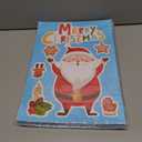 10 x 286 PCS 10 Sheet Double-Sided Christmas Window Clings, Christmas Snowflake Window Clings Stickers for Glass, Xmas Holiday Santa Claus Snowflake Decals for Party