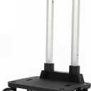 Backpack Trolley - 4 Wheels Folding Compact Lightweight Luggage Cart, Travel Trolley for Bags/Lunch Backpack/Golf Bag (4 Wheels)