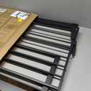 Cumbor 36" Extra Tall Baby Gate for Stairs, 29.7-48" Wide Dog Gates for Doorways, Auto Close Safety Gate for Babies and Pets, Easy Install, Pressure Mounted, Fits Doorways, Stairs, Entryways, Black