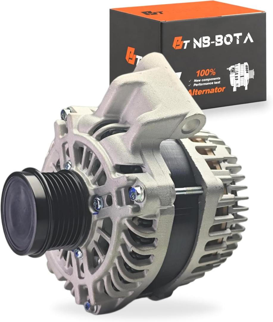 Alternator Compatible With Jeep Cherokee,Compass,Renegade;For Chrysler 200;For Ram ProMaster City;For Fiat 500X-2.4L Replace#56029624AA;56029624AC;A2TX3581ZC;A2TX3581ZE;11554N