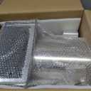 10" Black Dryer Vent Cover - 304 Stainless Steel Wall Cap, Screen and Damper