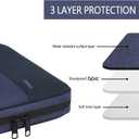 Ytonet 17 17.3 Inch Laptop Sleeve Case, Water Resistant Laptop Carrying Case with Handle, Compatible with MacBook HP Dell Lenovo Surface Asus Acer Notebooks, Gifts for Men Women Mom, Dark Blue