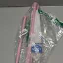 AIZESI Spring Tension Rods Adjustable Tension Curtain Rod Small Tension Rod No Drilling Expandable Spring Loaded Curtain Tension RodPink,26" to 39"-2Pcs)