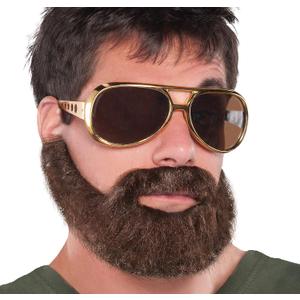Hungover Synthetic Fiber Beard & Moustache - Fits Most Adults, 1 Piece, Ideal for Fun Occasions & Performances