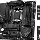 MSI PRO B650M-A WiFi V1 Motherboard, Micro-ATX - Supports AMD Ryzen 9000/8000 / 7000 Series Processors, AM5 - DDR5 Memory Boost 6000+MHz/OC, 2 x PCIe 4.0 x16, 2 x M.2 Gen4, 2.5G LAN
