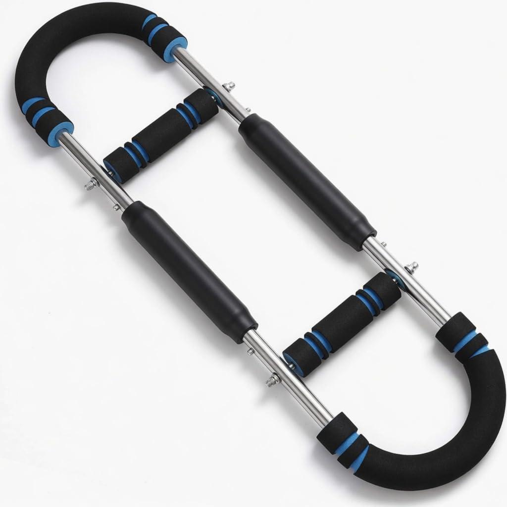 Adjustable Twister Arm Trainer - 30-120lbs Chest Exerciser with Detachable Springs, Home Gym Equipment for Men & Women