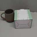 Bosmarlin Extra Large Ceramic Coffee Mug, 22 Oz, Dishwasher and Microwave Safe, Oversized Big Tea Cup (Grey) (Gray)