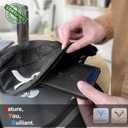 BULLIANT Men Wallet, Slim Leather Wallet Front Pocket Card Holder Gift For Men 11 Slots RFID Blocking
