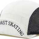 Mesh Short Brim Hats for Men Breathable Baseball Cap Summer Quick Dry Sports Trucker Hats Flat Brim Cooling Dad Hats (Mg-xhfydy2507-white)