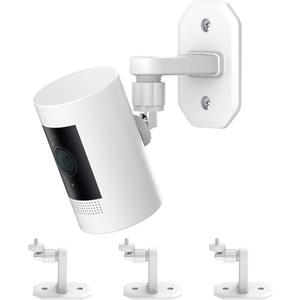 3 Pack BFYTN Wall Mount Compatible with Ring Stick Up Cam Wired/Battery and Indoor Cam HD (1st Gen) Security Camera,360 Degree Adjustable Mounting Bracket (White)