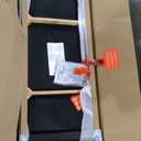 KEIKI Oversize Boucle Bench Ottoman with 2 Bolster Pillows & Wood Legs, Upholstered End of Bed Daybed Seating, Foot Rest Stool Furniture for Bedroom, Living Room, Entryway, Ivory Natural (Large-66.34"W)