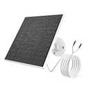 EverExceed 5W Solar Charger for Ring Doorbell, Solar Panel for Ring Video Doorbell 2, Video Doorbell 3/3+, Video Doorbell 4 with Adjustable Wall Mount, 9.8ft Cable
