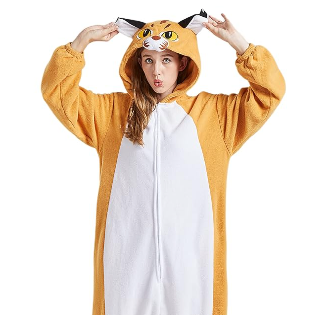 SAMGU Adult Onesie Animal Halloween Cosplay Costume One Piece Pajamas for Women and Men Size L