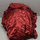 4Pcs Queen Satin Bed Sheets Set Super Quality High Thread Counts Easy Care and Breathable Satin Sheet Set & Pillowcase Fits Mattress Upto 22''Deep Pockets Queen/Red  Satin Bed Sheet Set