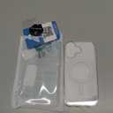 FNTCASE for iPhone 17 Case Clear: Magnetic Phone Cases with Screen Protector Drop Proof Compatible with Magsafe Slim Anti Yellowing Rugged Shockproof Protective Transparent Cell Cover (A-Clear)