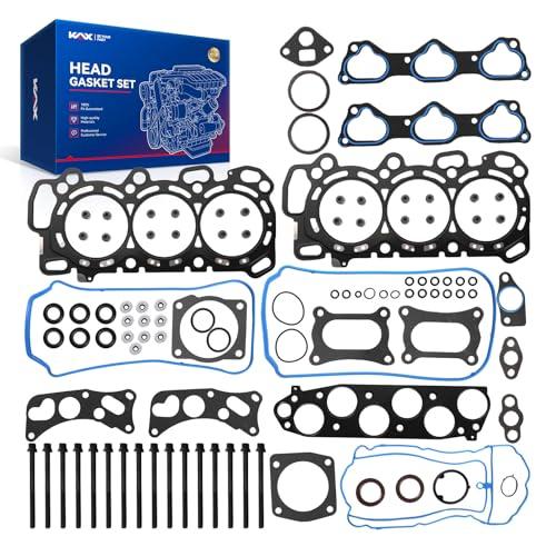 KAX MLS Engine Cylinder Head Gasket Set Compatible with Honda Odyssey 2008-2017, Pilot 2009-2015, Accord 2008-2012, Acura RDX 2013-2015, TL 2009-2014, Ridgeline Accord Crosstour TSX 3.5L, OE#HS26509PT