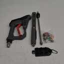 Pressure Washer Gun with Swivel, with Replacement Wand Extension, with M22 14mm & 15mm Fitting, 3/8" Quick Connect Plug, 5 Nozzle Tips with Nozzle Holder, 5000PSI, 41 Inch, Stainless Steel