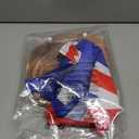 fun shack Womens Union Jack Dress Costume - 90s Popstar British Flag Halloween Outfit for Adults (Medium)