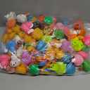 100 Pack Rubber Ducks in Bulk, Assorted Duckies for Jeeps Ducking, Rubber Duckies for Baby Bath Toys, Kids Bath Pool Toys Birthday Gifts Party Favors