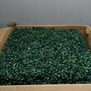 Artificial Grass Wall Panels Backdrop,10"x 10"(20Pcs) Faux Boxwood Panels for Outdoor Indoor Green Wall Decor,Party Wedding Garden Fence Decorations