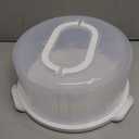 Foldable Cake Carrier, Holds up to 10in Round and 8.5in High Cake, with Lid and Handle
