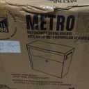 Mail Boss 7162 Metro, Black High Capacity Wall Mounted Locking Security Mailbox, Medium