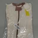 Owlivia Organic Cotton Baby Boy Girl Zip up Sleep N Play, Footless, Long Sleeve(3-6 Months, Mini Bears&Beige)