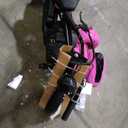 ELEMARA Electric Dirt Bike, 24V Ride on Toy for Big Kids,15 mph & 150lb Max, Kids Motorcycle w/Raised Handlebars, Power Display, Twist-Grip Throttle,Shock Springs, Key Start,Handbrake, 12" Tires-Pink