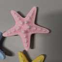 Starfish Hair Clips Pink Blue Sea Star Hair Barrettes Mermaid Beach Hair Clips Christmas Seashell Clips for Hair Mermaid Hair Accessories for Women Girls